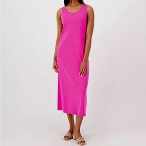 New Belle by Kim Gravel TripleLuxe Knit Petite Long Tank Dress / Petite Large